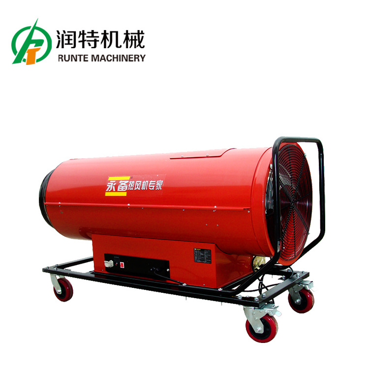 QiluRunte Diesel Heating Fan Pig Farm Brood Industry Oil  Greenhouse Heating Large Area For Heating Drying Equipment