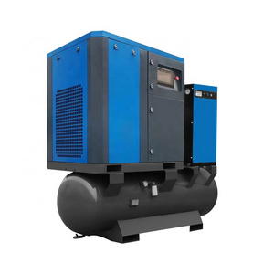 Oil injected rotary screw air compressor 11kw 15kw 22kw 37kw 55kw 75kw for power plant with CE certificate