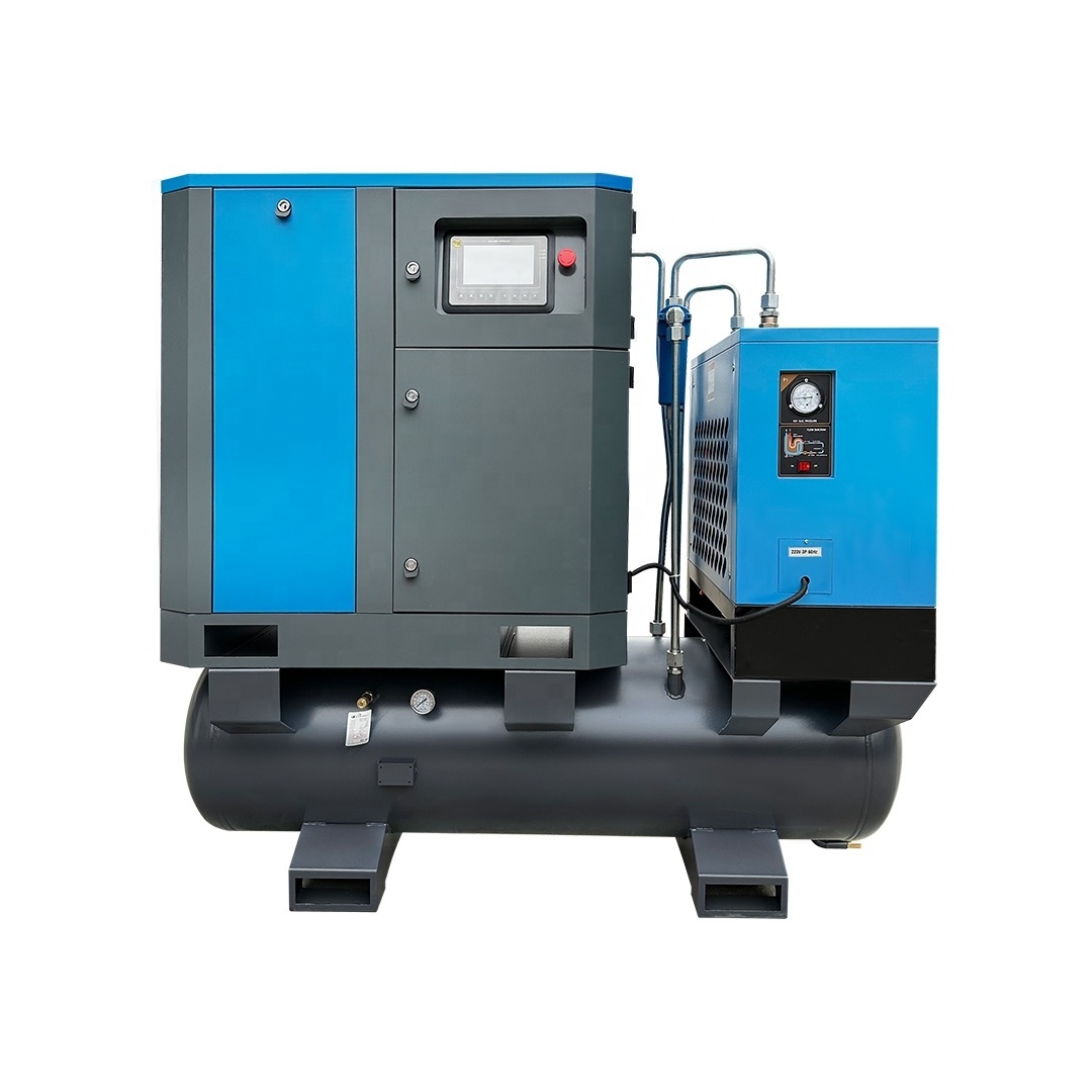 4-in-1 pm vsd Screw Air Compressor Industrial Compressors & parts With Dryer For Laser Cutting Machine