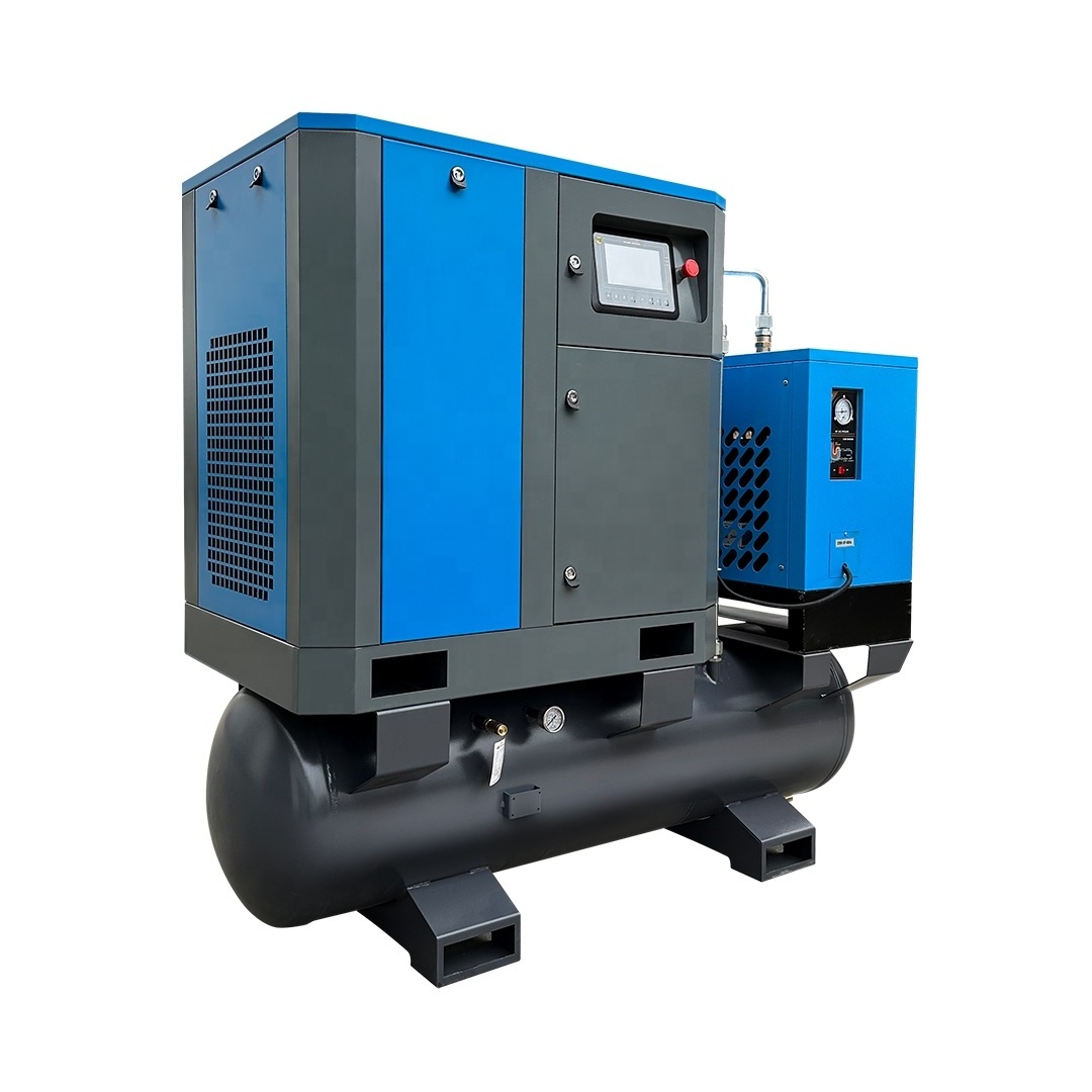 4-in-1 pm vsd Screw Air Compressor Industrial Compressors & parts With Dryer For Laser Cutting Machine