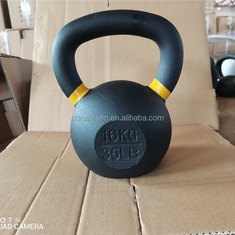 Hot Sale gym fitness equipment  4kg 6kg 8kg  14kg 16kg 18kg 20kg 24kg 28kg Cast Iron Custom Competition Kettlebell