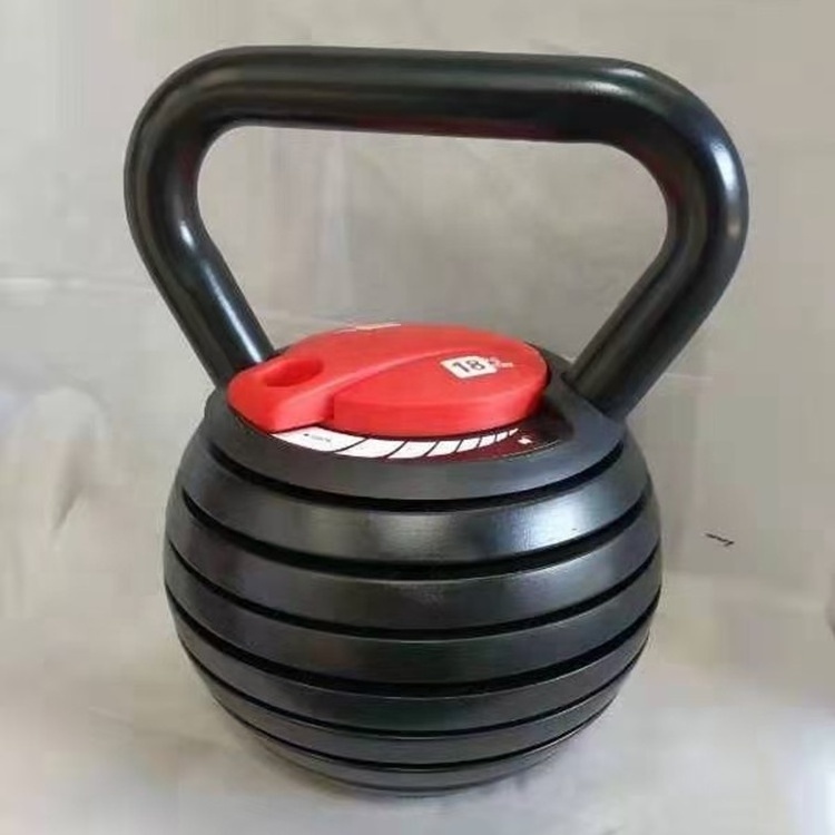 China Sports Equipment 20 LB 40 LB Adjustable Cast Iron Kettlebell with Customized Color