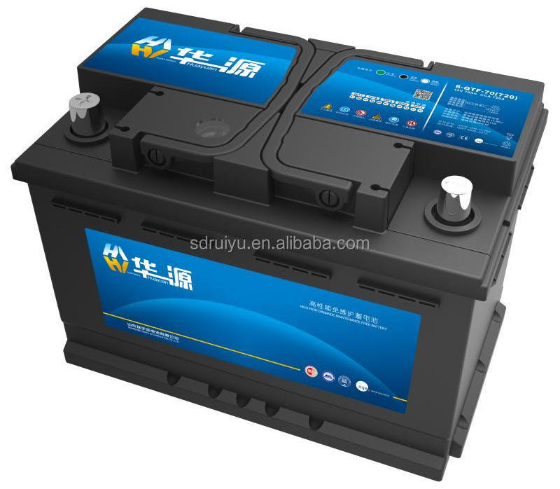 12 voltage car battery Best Price DIN Standard Maintenance Free Storage Battery used car batteries for sale