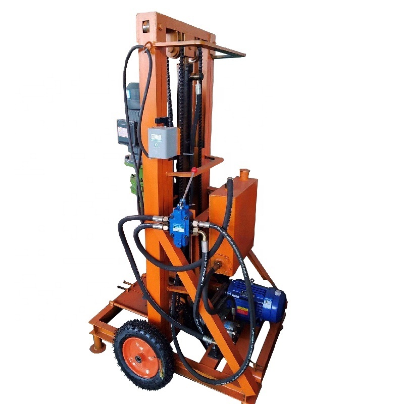 Hydraulic Borehole Drilling Machine Portable Water Well Drilling Rig Price