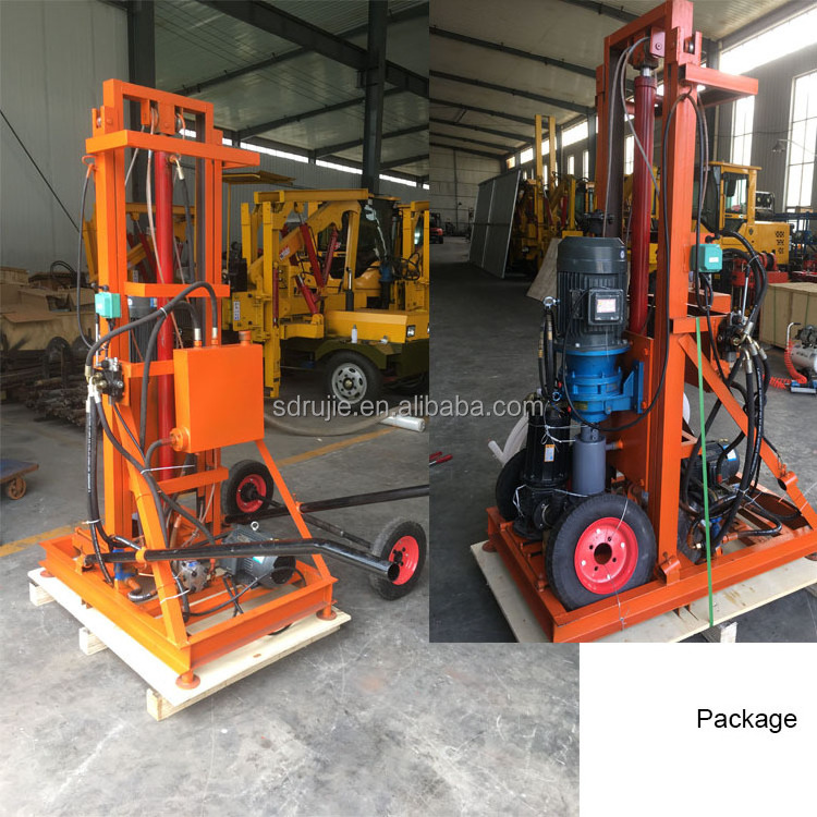 Hydraulic Borehole Drilling Machine Portable Water Well Drilling Rig Price