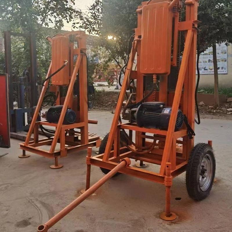 Hydraulic Borehole Drilling Machine Portable Water Well Drilling Rig Price