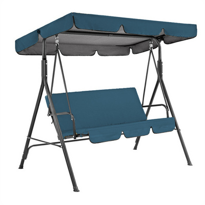 Patio Swing Chair 2/3-Person Outdoor Canopy Swing  Chair 3 -seat Outdoor Awning Patio Swings