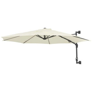 118.11'' Wall Mount Umbrella Market Umbrella Outdoor Patio Parasol UV protected