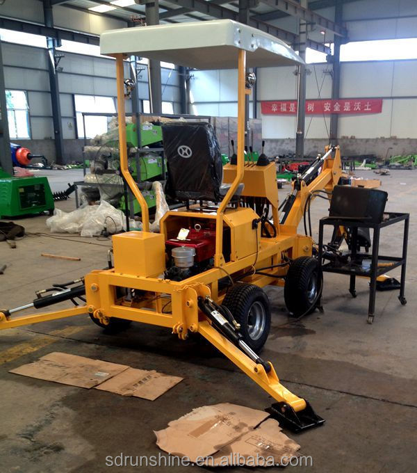 Runshine hot sale high quality RXDLW22 towable backhoe for sale