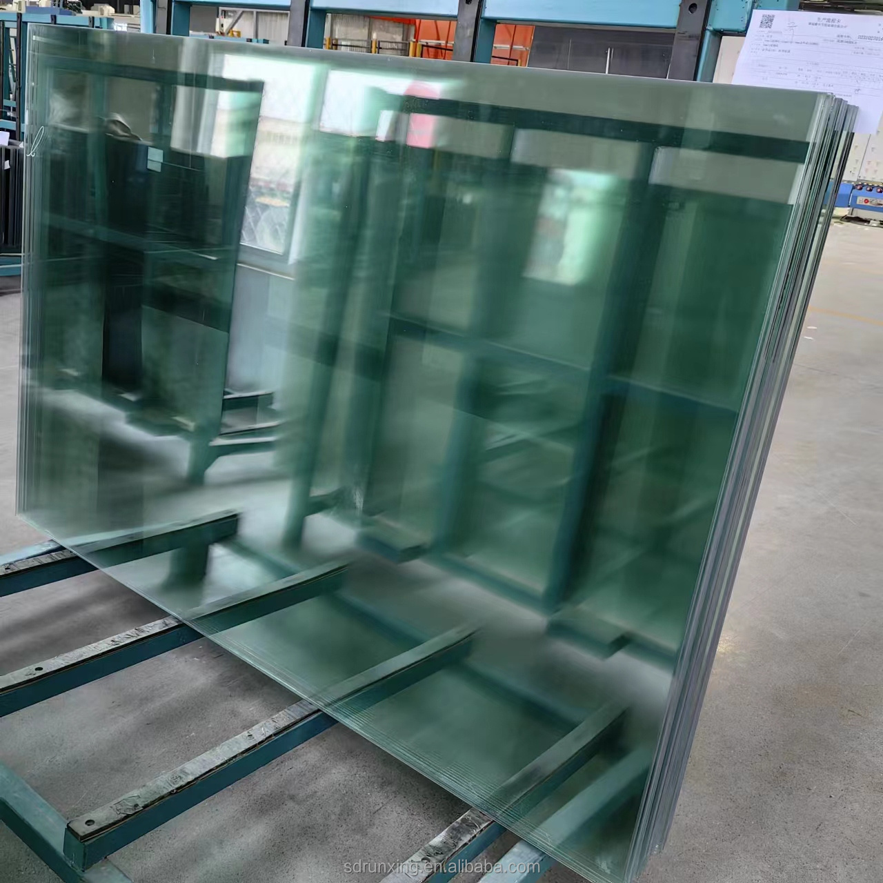 Double glazed Low E sound proof heat insulated glass for building window door curtain wall