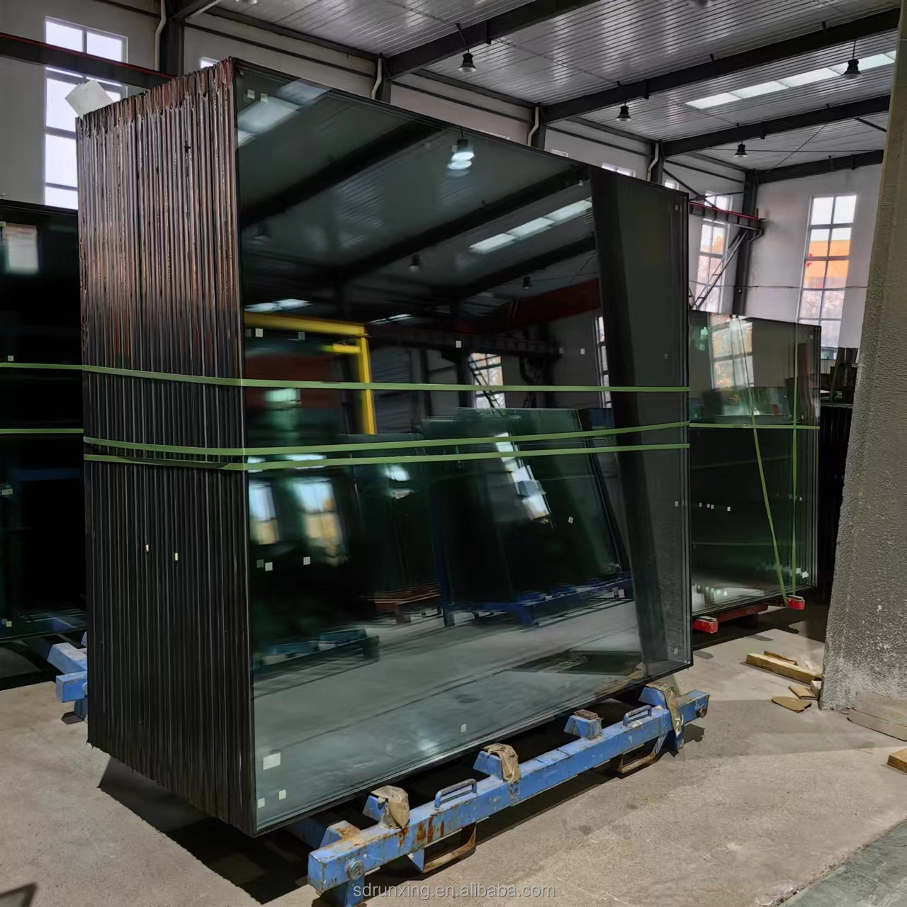 Building Curtain Wall Low e Sound Proof Heat Insulated Glass double glazed annealed insulated glass