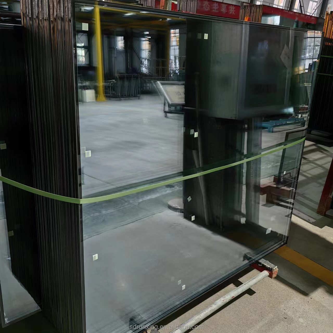 Building Curtain Wall Low e Sound Proof Heat Insulated Glass double glazed annealed insulated glass