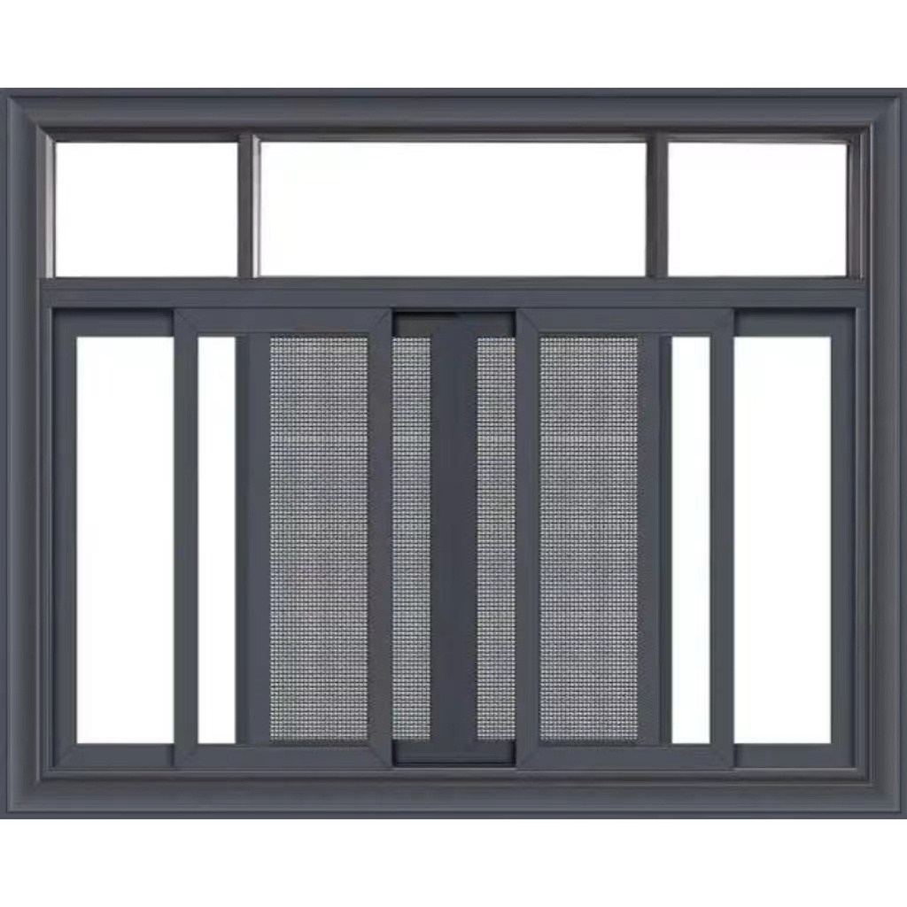 Chinese Manufacturer Customized Sliding Windows Double Glass Door Hurricane Impact Aluminium Sliding Window