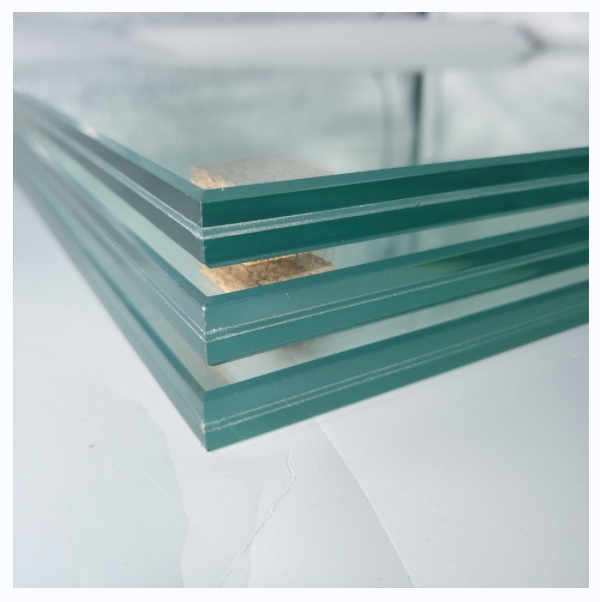 6.38mm 10.38mm 12.76mm 17.52mm PVB Tempered Laminated Glass Custom Size and Thickness Safety Explosion-Proof Laminated Glass