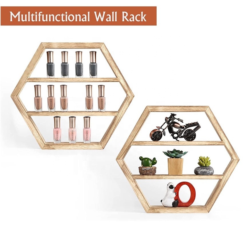 Wall Mount Essential Oils Display Standing Shelf with 5 Tier for 70 Bottles Holder Frame and Wood Rack Organizer Nail polish