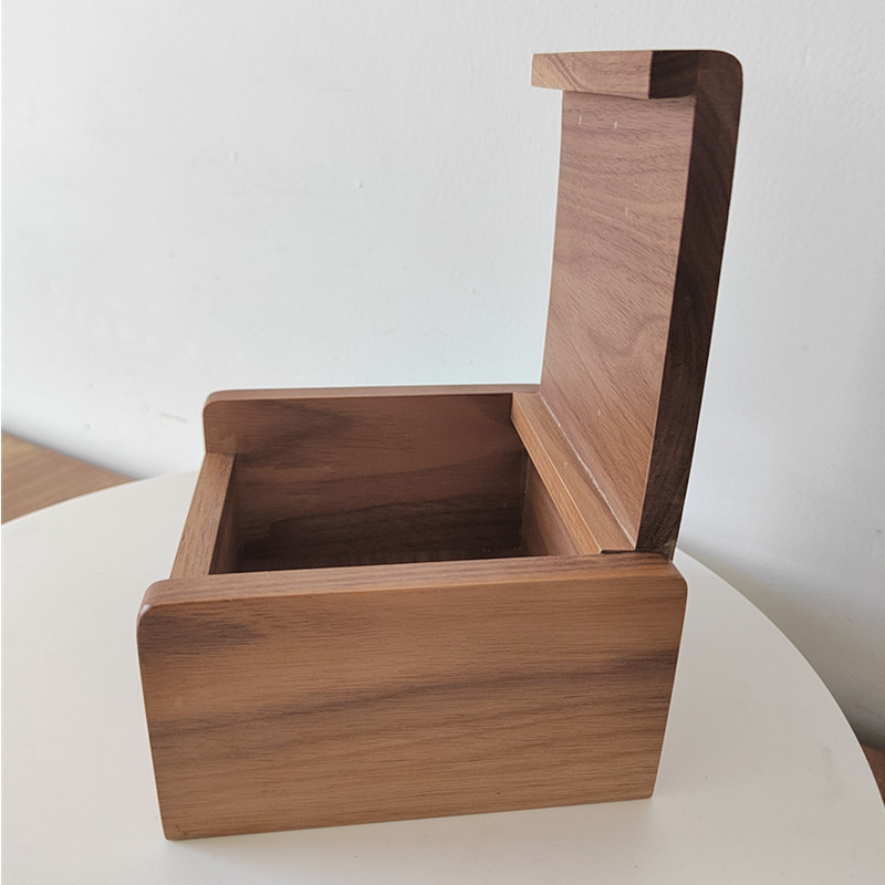 Custom luxury walnut wood packing box wooden gift box