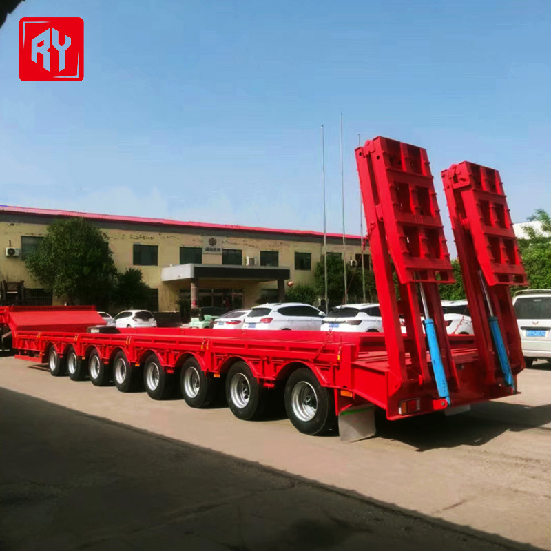 low bed trailer for sale south africa 8 axle 80 tons 3 axles 50 ton low boy flat bed 40 ton trailer