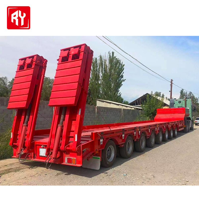 low bed trailer for sale south africa 8 axle 80 tons 3 axles 50 ton low boy flat bed 40 ton trailer