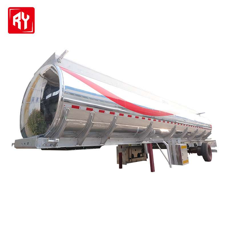 China 2 axle 3 axle 4 axle 40000 45000 liter water oil tank semi truck trailer multi cabin oil tanker for sale