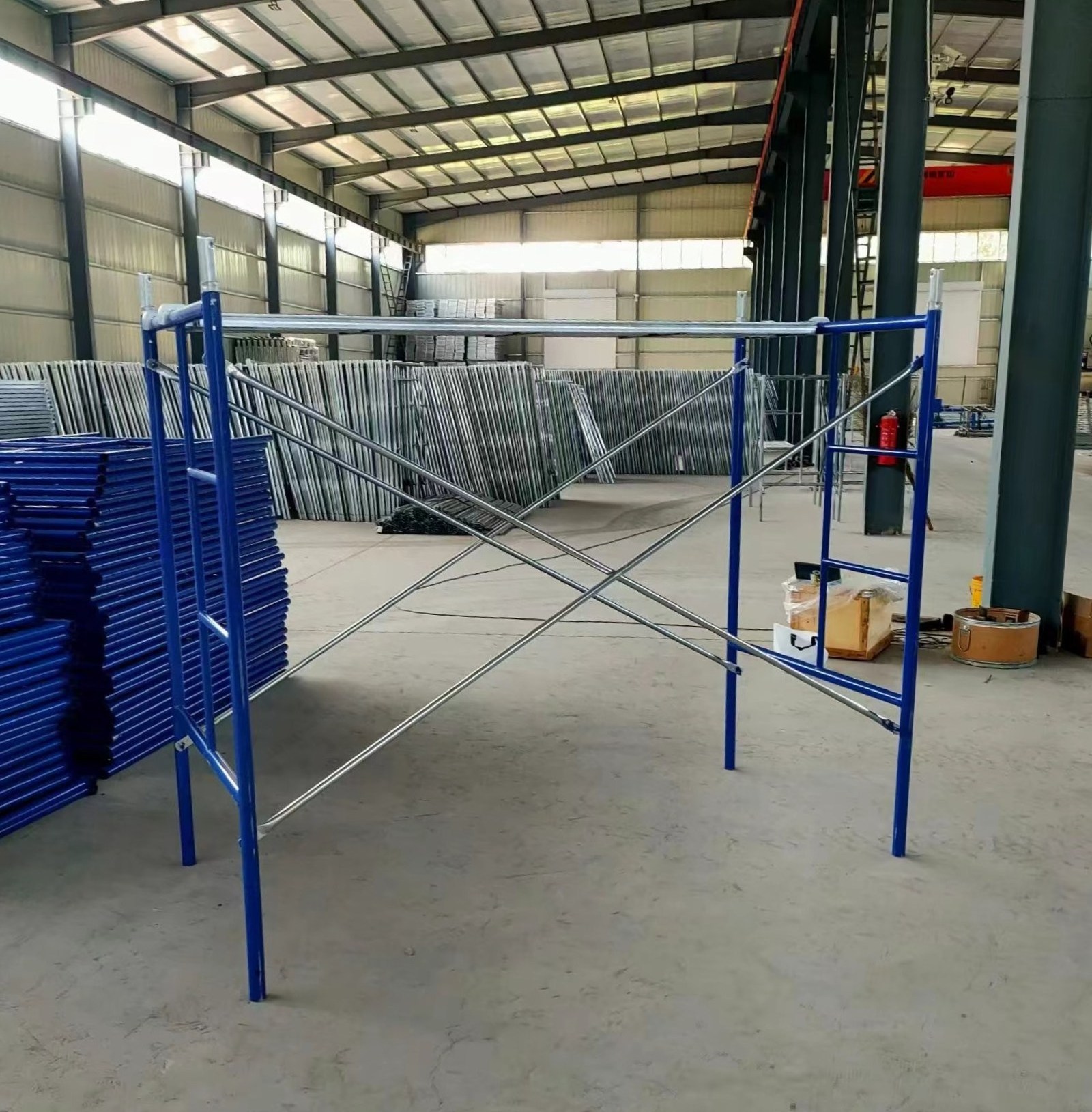 painted frame scaffolding stairs frame scaffold layer scaffolds mason frame set