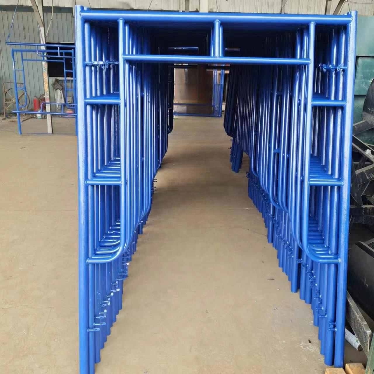 painted frame scaffolding stairs frame scaffold layer scaffolds mason frame set