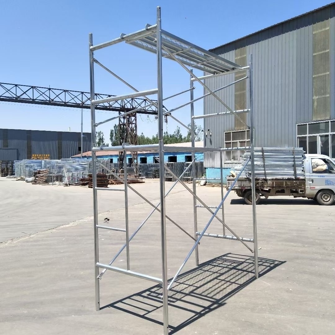 scaffolding frame tower set aluminum plank for scaffolding frame scaffolding platform for construction andamio de constructionn