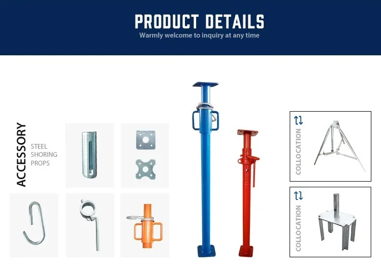 Pipe Scaffolding For Construction Prop Scaffold Shoring Post Acrow Metal  Props For Construction Printed