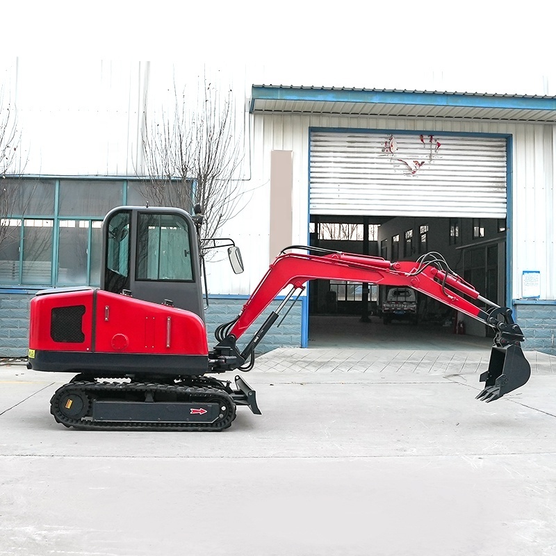 CE FREE SHIPPING Brand Mini Excavator 2.5 Ton Digger Excavators with Swing Boom for sale