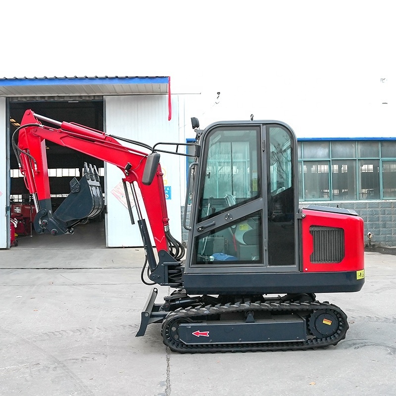 CE FREE SHIPPING Brand Mini Excavator 2.5 Ton Digger Excavators with Swing Boom for sale