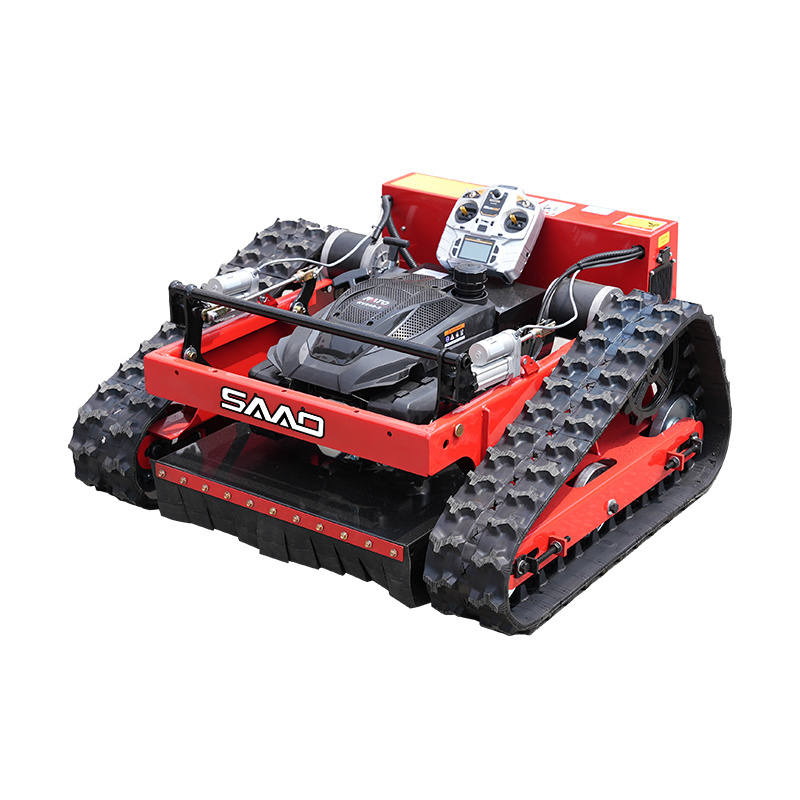 Free Shipping remote control diesel lawn mower lawn mower electric AI remoter control 4 wheel mower