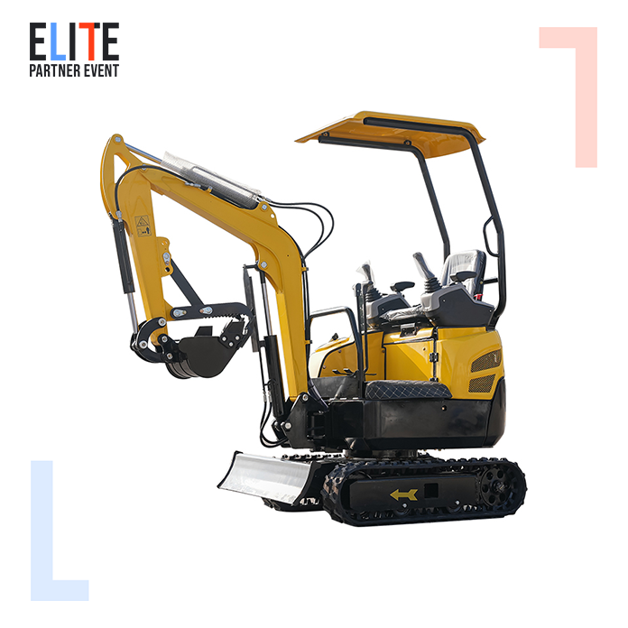 Free Shipping China Small Hydraulic Crawler Machine Excavator Mini Excavadora 1 Ton Minibagger Bagger Digger Mini Excavator