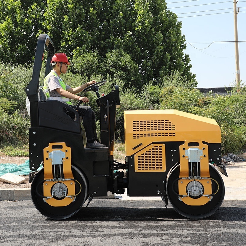 Driving 2 Ton Vibratory Road Roller Mini Road Roller