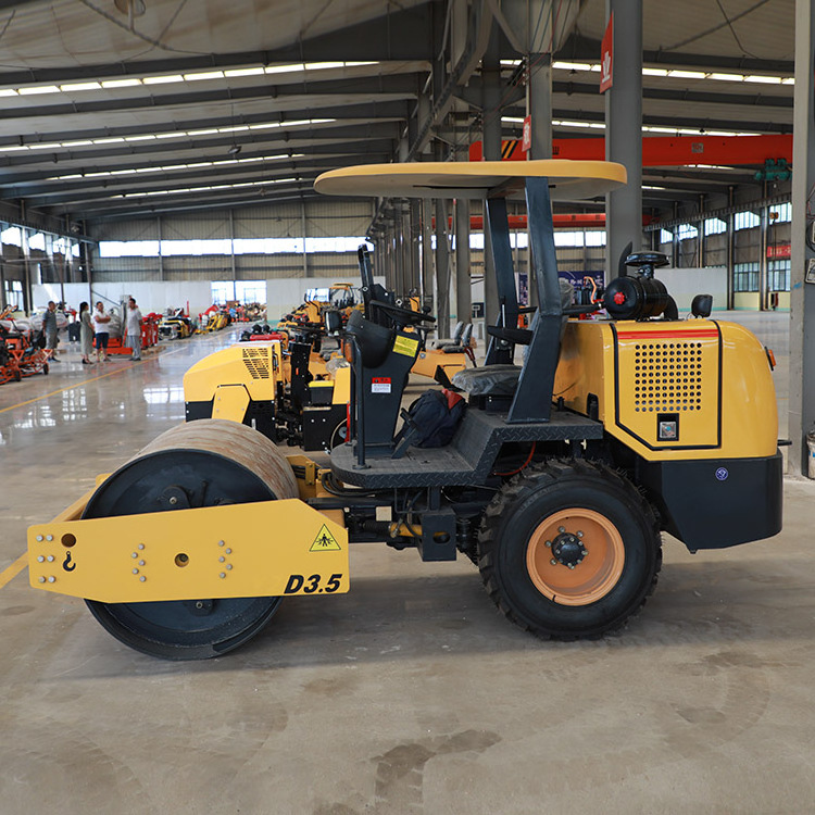 Heavy Big Large Wheel Rubber Tire Vehicle Small Pneumatic Tyre Tyred 3.5T 3.5 Ton Road Roller Price for Sale