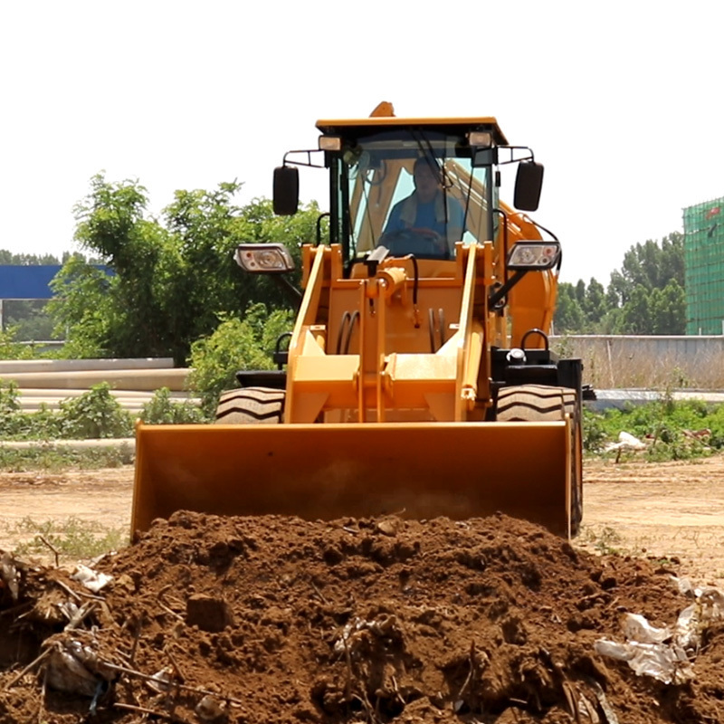 Chinese backhoe loader 4x4 epa mini retroexcavadora 3 toneladas loader backhoe