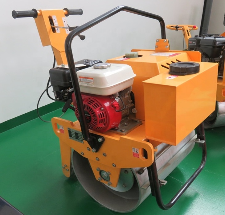 Vibratory Hand Operated Roller Mini Road Roller Single/Double Drum Road Roller