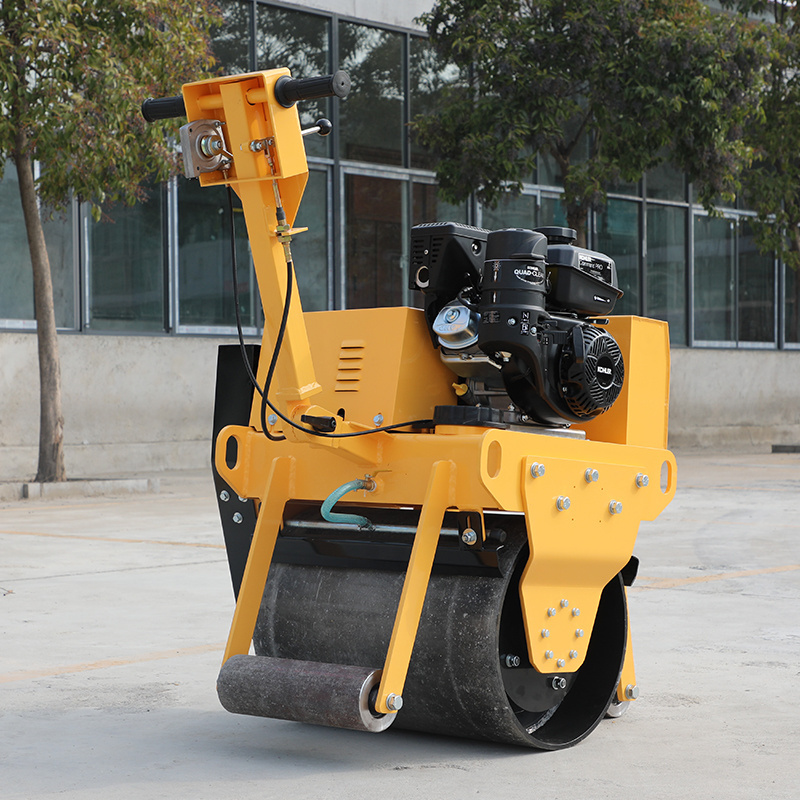 Vibratory Hand Operated Roller Mini Road Roller Single/Double Drum Road Roller