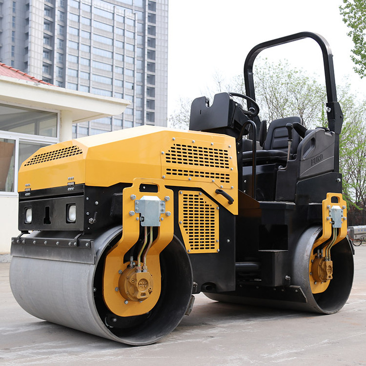 mini 1 ton self propeller walk behind vibratory road roller jining