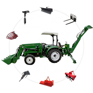 SAAO Compact Small Mini TLB Backhoe Loader Tractor with Front End Loader and Backhoe