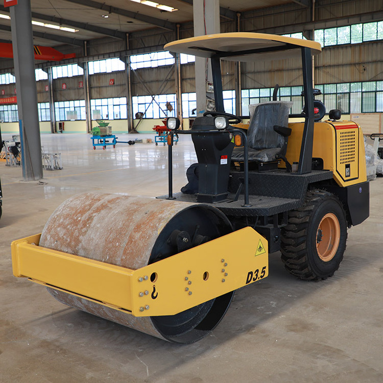 Heavy Big Large Wheel Rubber Tire Vehicle Small Pneumatic Tyre Tyred 3.5T 3.5 Ton Road Roller Price for Sale