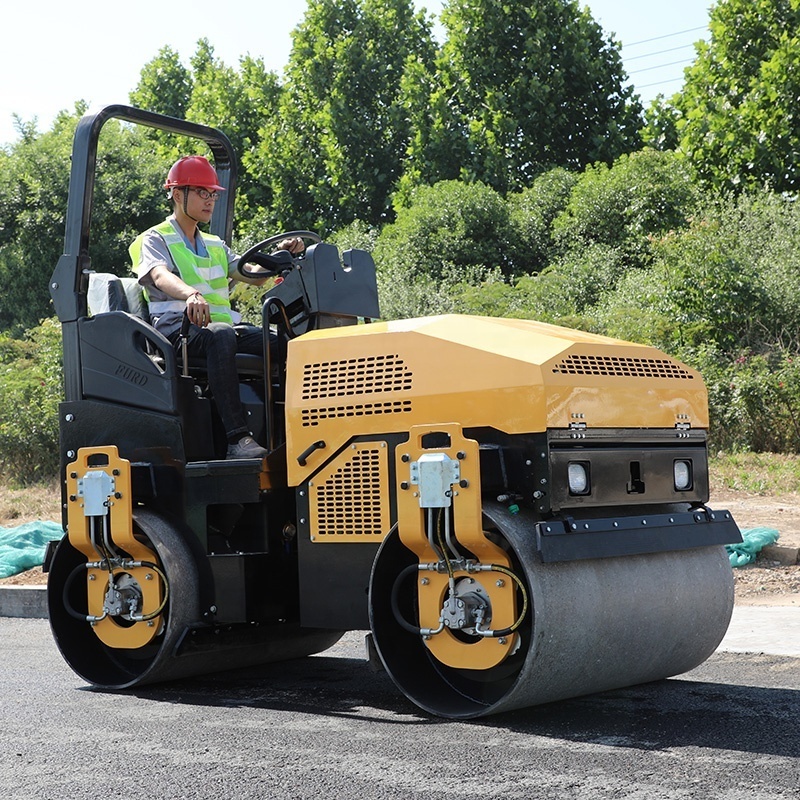 Driving 2 Ton Vibratory Road Roller Mini Road Roller