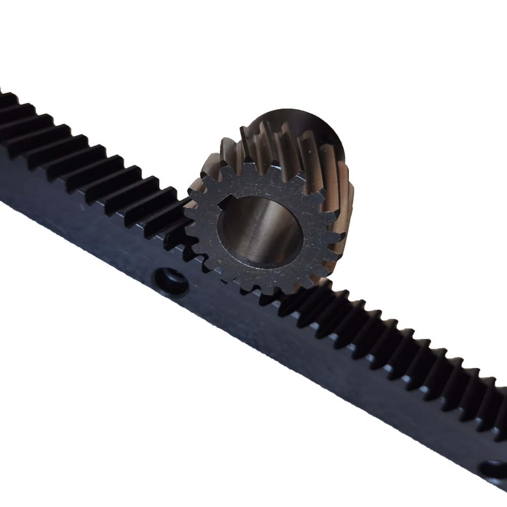 High Quality DIN6 DIN7 Gear Rack Pinion Linear Motion 1.25M 1.5M 2M 3M Helical Rack and Pinion Gear