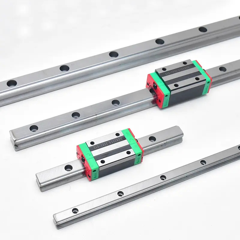 CNC HGR25 Square Linear guide sets 10pcs HGH25CA +SFU2005 ball screw+BK BF15 +Shaft coupling