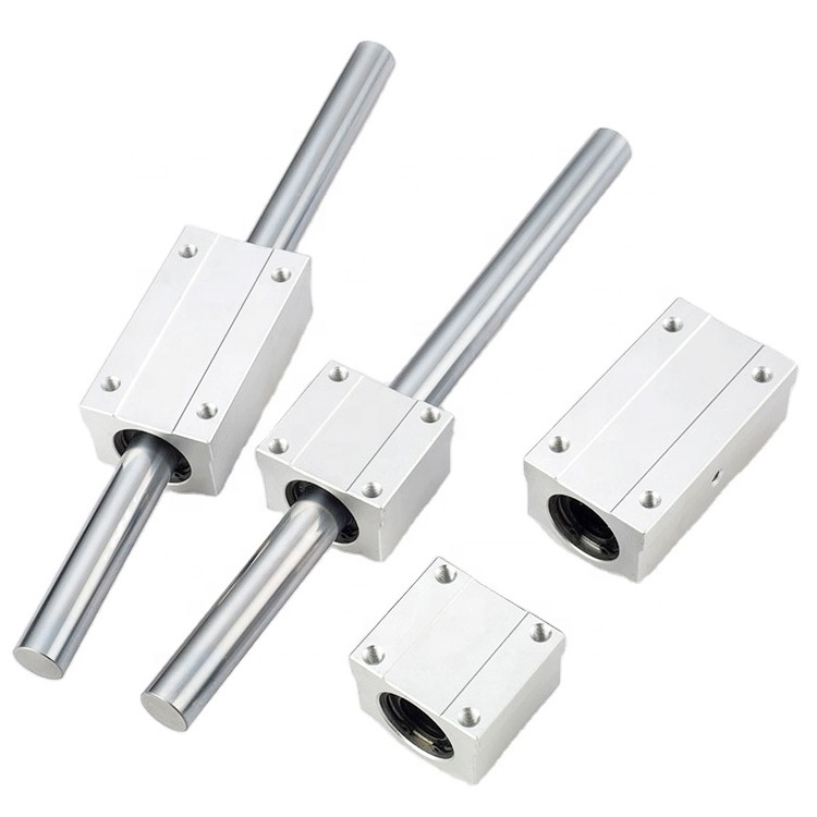 linear guide way 1m 2m 3m linear guide rail and motion slide block bearing sc8 linear guide blocks SCS6 SCS8 SCS10