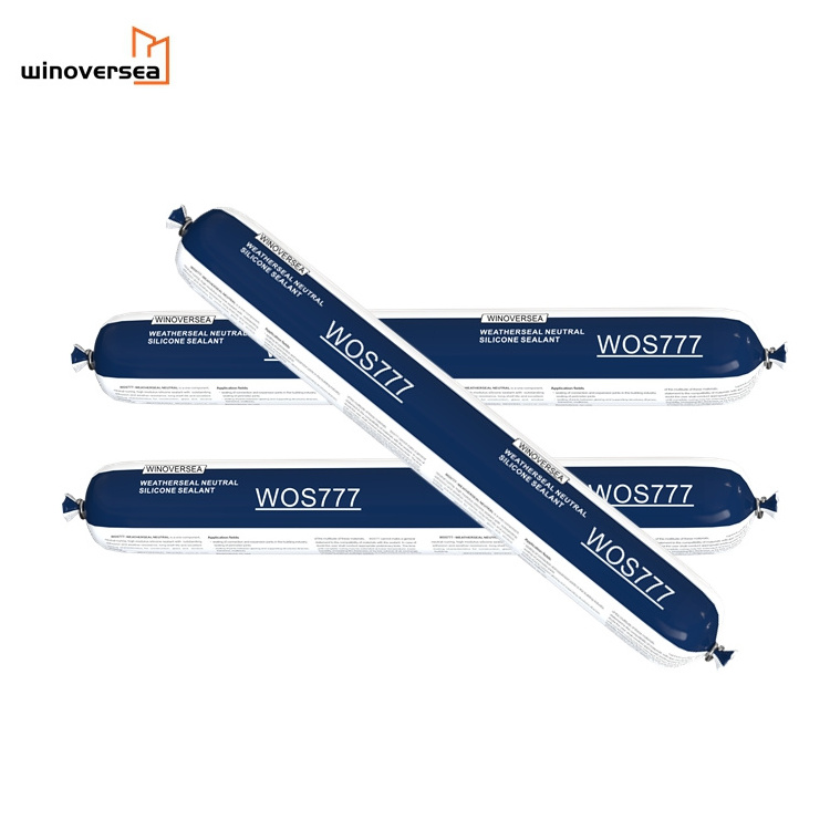 WOS777 weather proof and water resistant silicone sealant for windows and doors