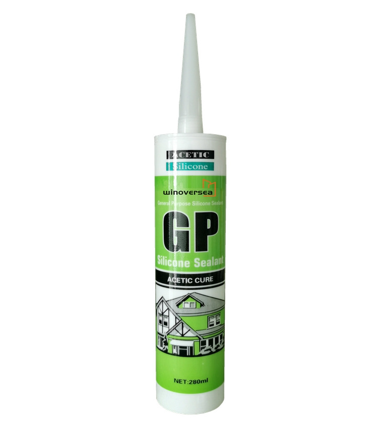 General Purpose Acetic Silicone Sealant Heat Resistant Glue From China