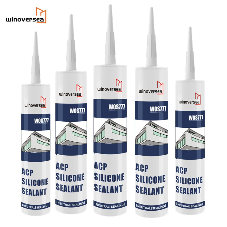 WOS777 weather proof and water resistant silicone sealant for windows and doors