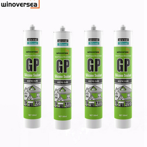 SANHAO Best price multi-purpose Fast curing GP acetic silicone sealant for window glass&aquarium