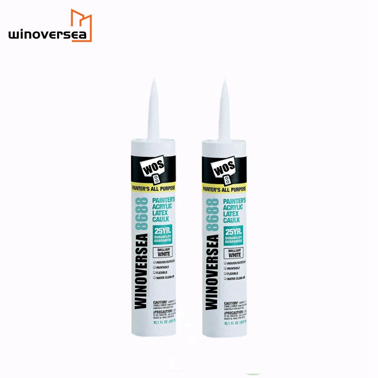 Shandong High Quality OEM 300ml 280ml clear and white acrylic painters caulk glue