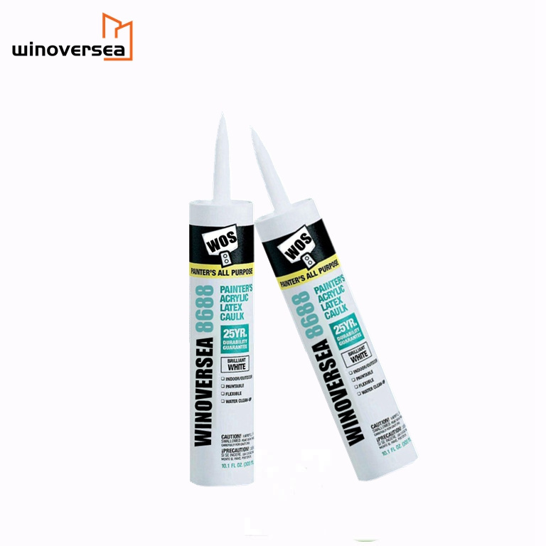 Shandong High Quality OEM 300ml 280ml clear and white acrylic painters caulk glue