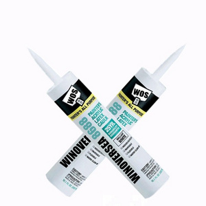 White weatherproof fast cure rate high temperature resistance acrylic sealant